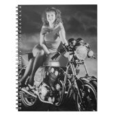 Carnet Fille En Moto (Devant)