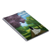 Carnet Fille en robe blanche (Côté Droit)