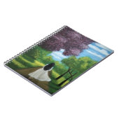 Carnet Fille en robe blanche (Côté gauche)