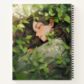 Carnet Fille endormie dans l'anime de la forêt (Dos)