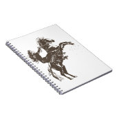 Carnet Fille équestre - Cheval de selle (Côté Droit)