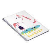 Carnet Fille et licorne meilleur ami (Côté Droit)