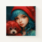 Carnet -Fille et son chien -4 (Dos)