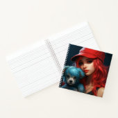 Carnet -Fille et son chien -4 (Intérieur)