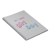 Carnet fille & garçon flous (Côté Droit)
