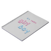 Carnet fille & garçon flous (Côté gauche)
