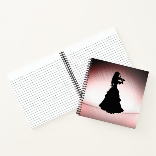 Carnet Fille Gitane Joue du Violon (Intérieur)