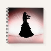 Carnet Fille Gitane Joue du Violon (Devant)