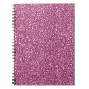 Carnet Fille Glitzy Parties scintillant rose