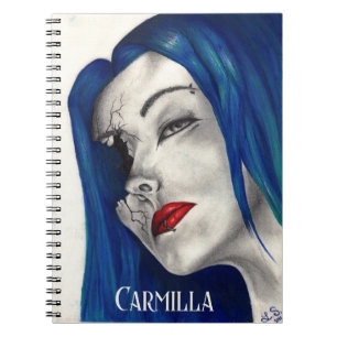 Carnet Fille gothique de fantasy horreur magnifiquement b