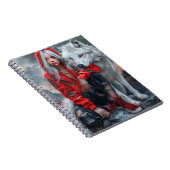 Carnet Fille gothique et loup (Côté Droit)