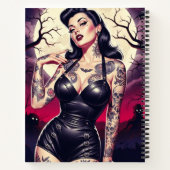 Carnet Fille gothique rétro (Dos)