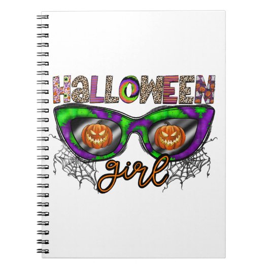Carnet Fille Halloween (Devant)