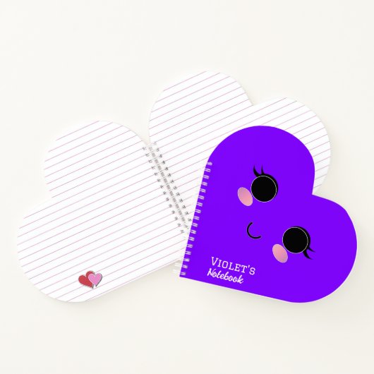 Carnet fille Kawaii (Intérieur)