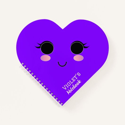 Carnet fille Kawaii (Devant)