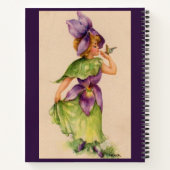 Carnet fille lilas (Dos)