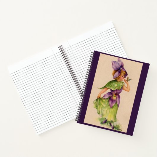 Carnet fille lilas (Intérieur)