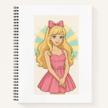 Carnet fille mignonne