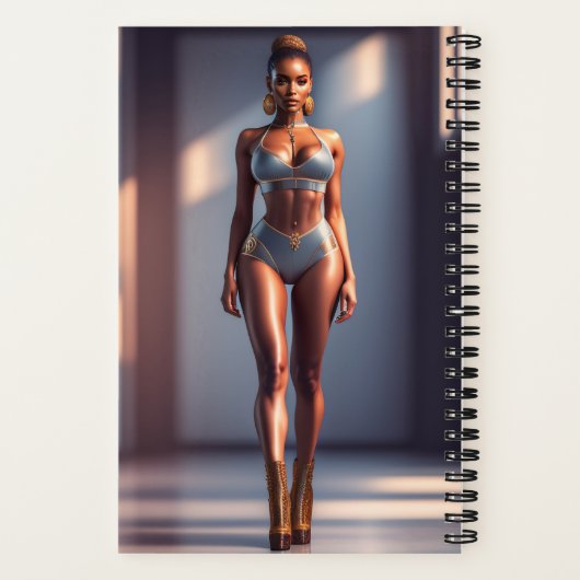 Carnet fille mode (Verso)