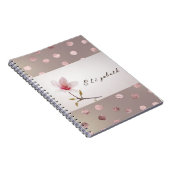 Carnet Fille Moderne Dotée Florale (Côté Droit)