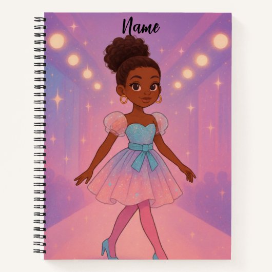 Carnet Fille Noire (Devant)