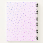 Carnet Fille originale mignonne aquarelle avec chiot (Dos)