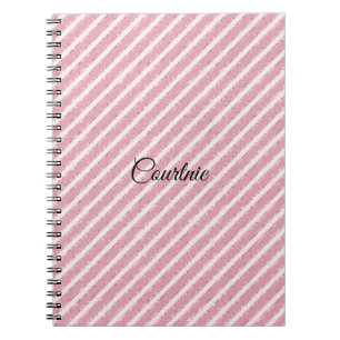 Carnet Fille Parties scintillant rose