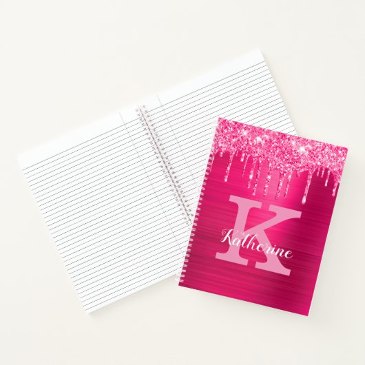 Carnet Fille Parties scintillant rose chaud Drivers Cool (Intérieur)