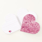 Carnet Fille Parties scintillant rose Confetti (Intérieur)