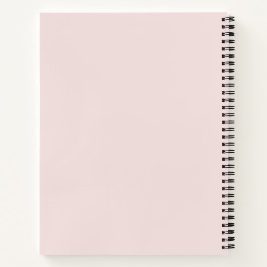 Carnet Fille parties scintillant rose moderne design 50e  (Dos)