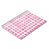 Carnet Fille Pink Plaid Stripes (Côté gauche)