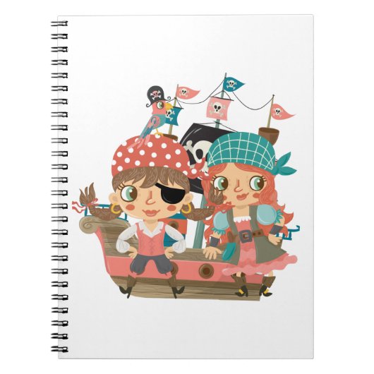 Carnet Fille pirates (Devant)