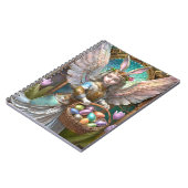 Carnet Fille portant le costume de lapin de Pâques (Côté gauche)