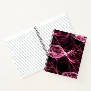 Carnet Fille Punk Rock Rose Energy Waves