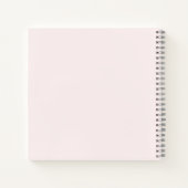 Carnet Fille rose Basket (Dos)