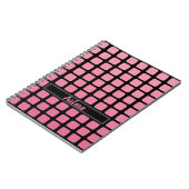 Carnet Fille Rose Et Noir (Côté gauche)