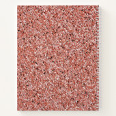 Carnet Fille Rose Gold Parties scintillant Étincelle Nom  (Dos)