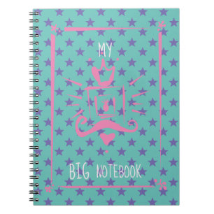 Carnet Fille rose Personnalisé Moderne tendance