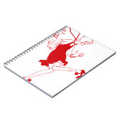 Carnet fille rouge (Côté gauche)