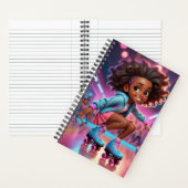 Carnet Fille skatrice (À l'intérieur)