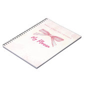 Carnet Fille Spirale PasBook (Côté gauche)