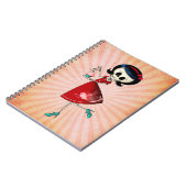 Carnet Fille squelettique douce et effrayante (Côté gauche)