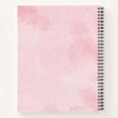 Carnet Fille Tribal Bois Animaux Blush Or Floral (Dos)