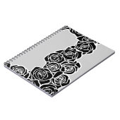 Carnet Fille Vintage rose noire (Côté gauche)