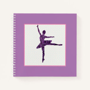 Carnet Filles Ballet Dancer Pastel Personnalisé