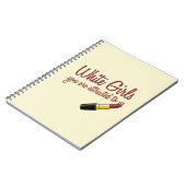 Carnet Filles blanches (Côté gauche)