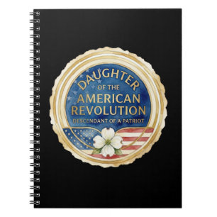 Carnet Filles de la Révolution américaine patriote USA