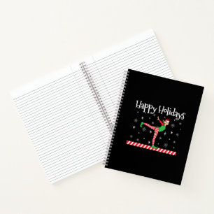 Carnet Filles Gymnastique Elfe de Noël