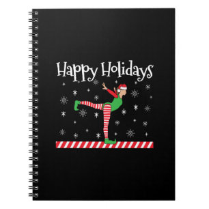Carnet Filles Gymnastique Elfe de Noël