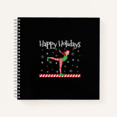 Carnet Filles Gymnastique Elfe de Noël (Devant)